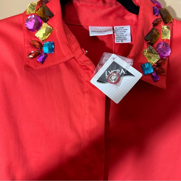 Newport News red gem dress size 12 NWT - Picture 10 of 11